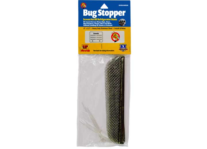 Ultra Fab Products, Inc Ultra-Fab Bug Stopper 8" x 1.5" Insect Screen for Dometic RV Outside Refrigerator Vents