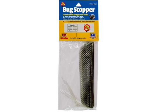 Ultra Fab Products, Inc Ultra-Fab Bug Stopper 8" x 1.5" Insect Screen for Dometic RV Outside Refrigerator Vents