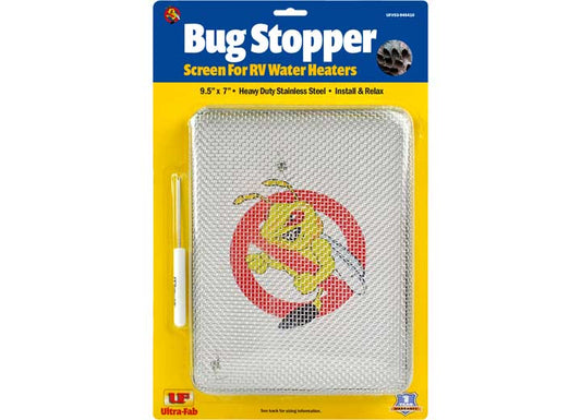 Ultra Fab Products, Inc Ultra-Fab Bug Stopper 9.5" x 7" Insect Screen for RV Outside Water Heater Vents