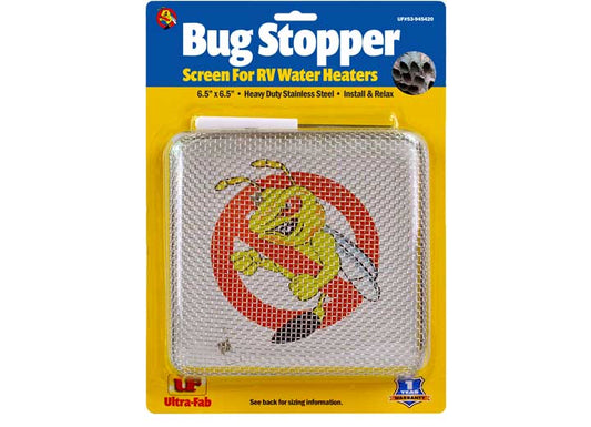 Ultra Fab Products, Inc Ultra-Fab Bug Stopper 6.5" x 6.5" Insect Screen for RV Water Heater Vents