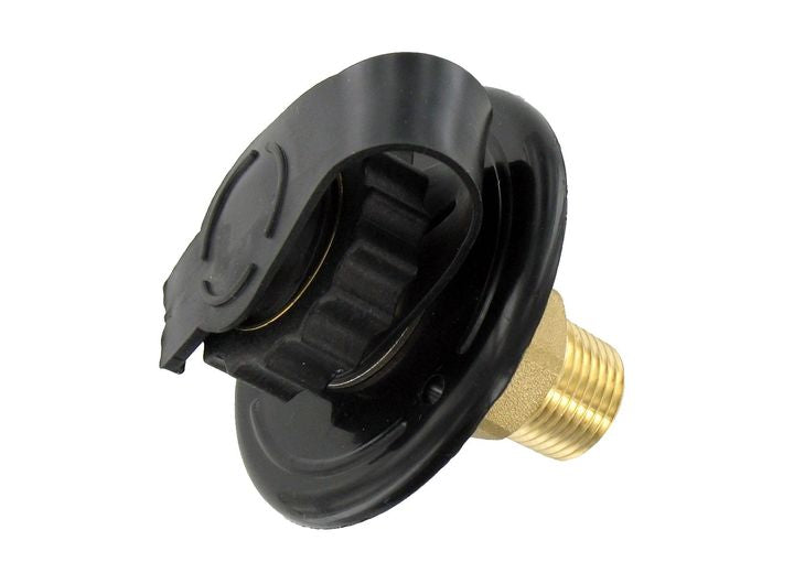 Valterra Products LLC WATER INLET, 2-3/4IN PLASTIC FLANGE, BLACK, LEAD-FREE, BULK