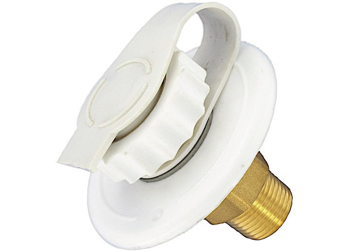 Valterra Products LLC WATER INLET, 2-3/4IN PLASTIC FLANGE, WHITE, LEAD-FREE, BULK