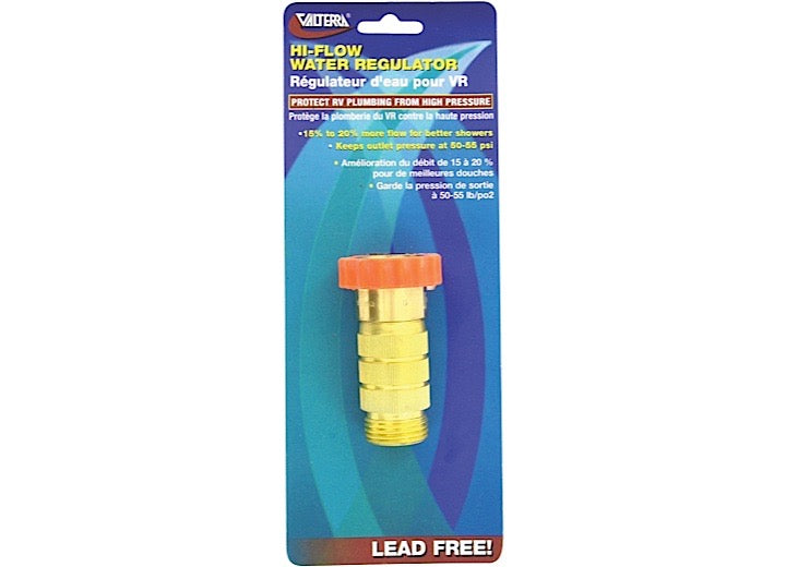 Valterra Products LLC WATER REGULATOR, HIGH FLOW, LEAD-FREE, CARDED