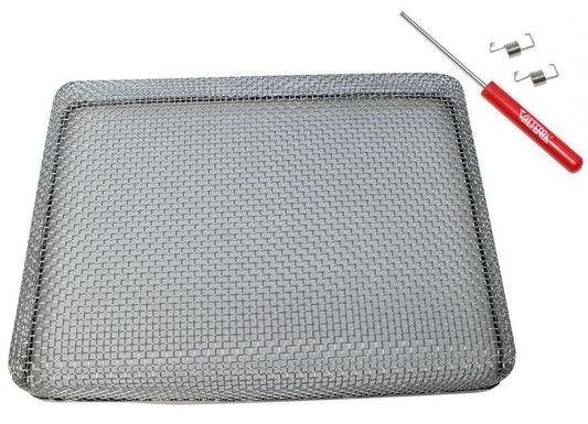 Valterra Products LLC RV SCREEN, WATER HEATER, RECTANGLE, 9.75IN X 7.4IN X 1.3IN, CARDED