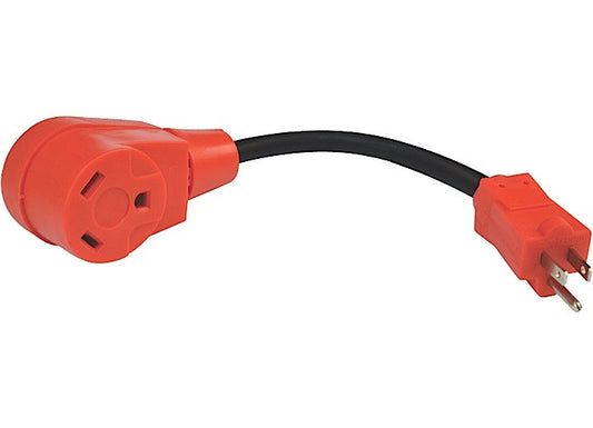 Valterra Products LLC 15AM-30AF ADAPTER CORD, 12IN, RED, BULK
