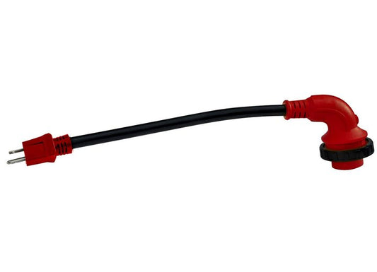 Valterra Products LLC 30A 90DEG TWIST LOCK LED TO 15A CORD 12IN - PACKAGED