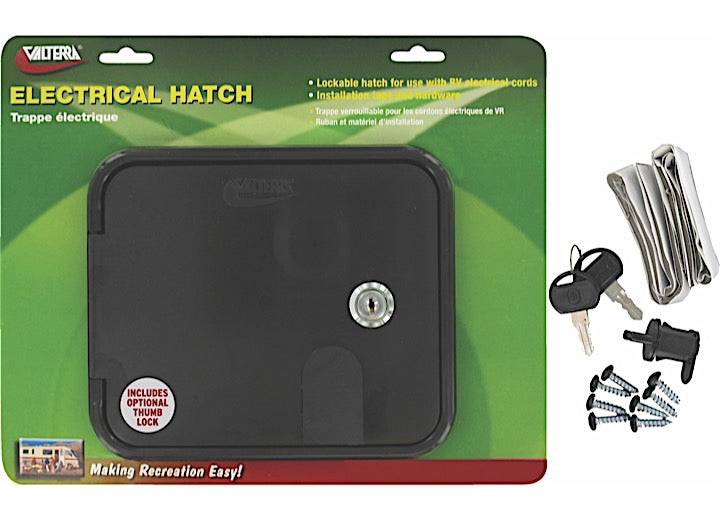 Valterra Products LLC ELECTRICAL HATCH, BLACK, CARDED