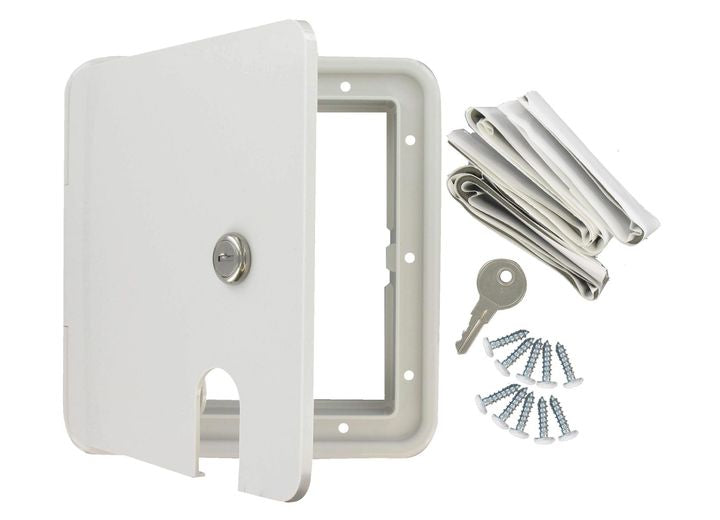 Valterra Products LLC ELECTRICAL HATCH, LARGE, WHITE, CARDED