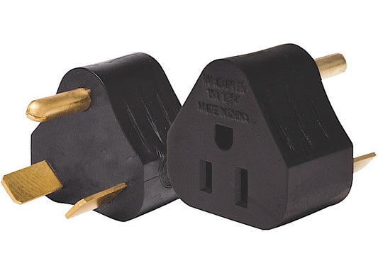 Valterra Products LLC RV TEMPORARY ADAPTER 30 AMP MALE TO 15 AMP FEMALE TRIANGLE  *BU2011*