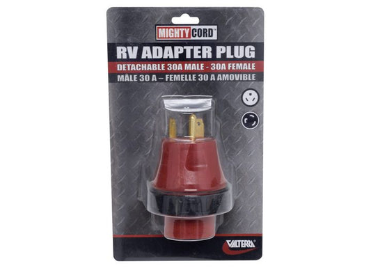 Valterra Products LLC 30A - 30A DETACHABLE ADAPTER PLUG, CARDED