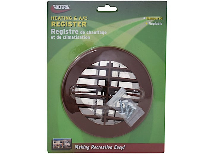Valterra Products LLC ROUND REGISTER, BROWN, CARDED
