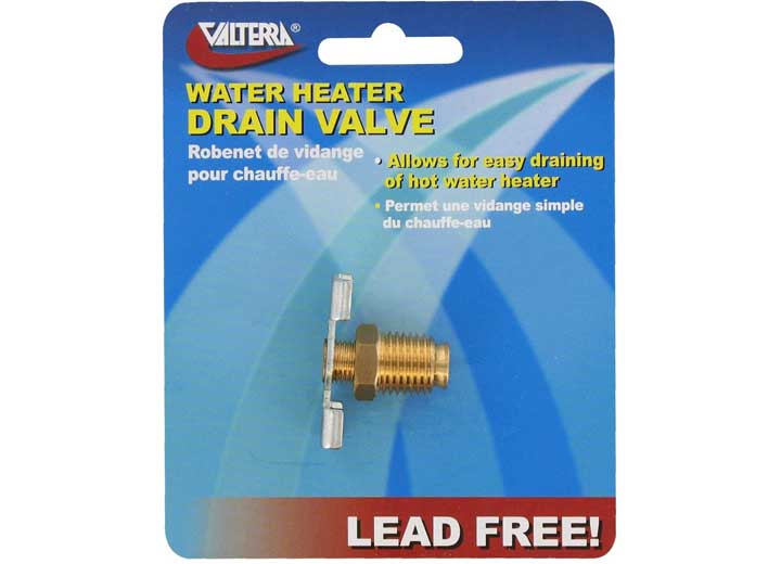 Valterra Products LLC WATER HEATER DRAIN VALVE, 1/4IN, CARDED