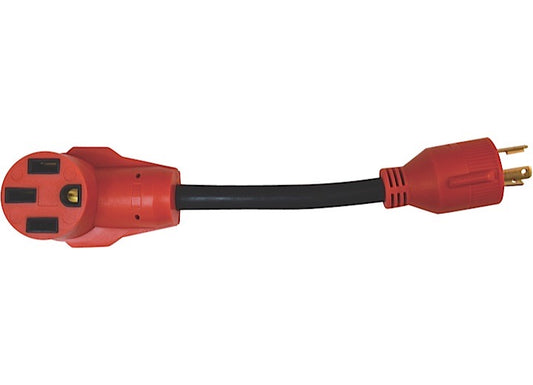 Valterra Products LLC GEN30AMP 4P TO 50AMP ADAPTER CORD, 12IN, CARDED