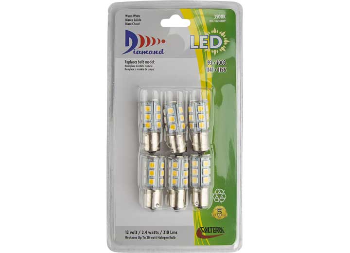 Valterra Products LLC 6 PK 1141 LED BULB SOFT