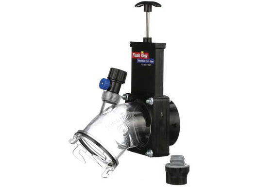 Valterra Products LLC Valterra Flush King Reverse RV Flush Valve for Black or Gray Water Holding Tanks