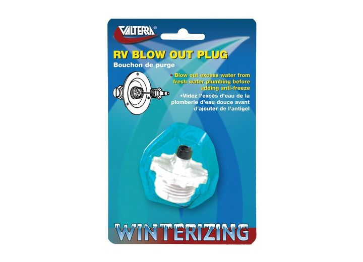 Valterra Products LLC BLOW OUT PLUG, WHITE, CARDED
