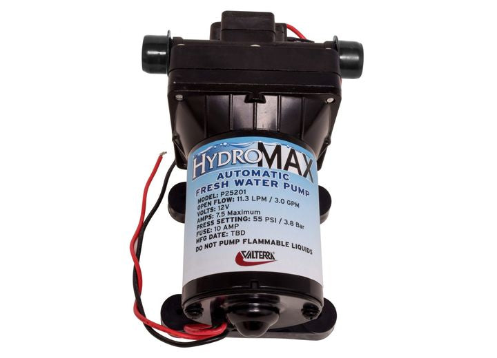 Valterra Products LLC HYDROMAX, RV FRESH WATER PUMP. 3GPM, 55PSI