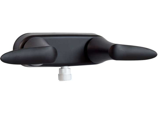 Valterra Products LLC CATALINA, SHOWER VALVE, VACUUM BREAKER, MATTE BLK W/MATTE BLK BLADE LEVER HANDLES