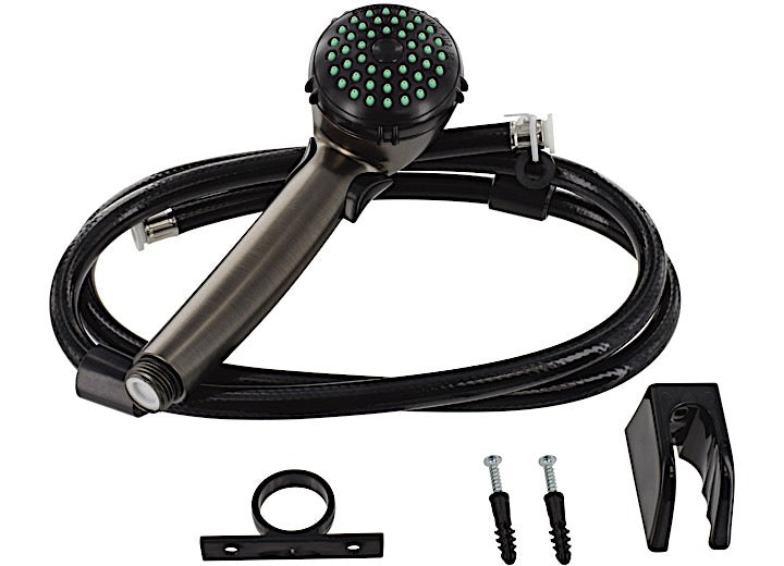 Valterra Products LLC SHOWER HEAD KIT, TRICKLE SHUTOFF, 60IN VINYL HOSE RUBBED BRONZE , BOXED