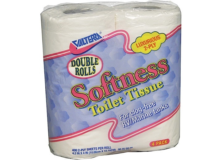 Valterra Products LLC Valterra Softness 2-Ply Toilet Tissue - 4 Double Rolls