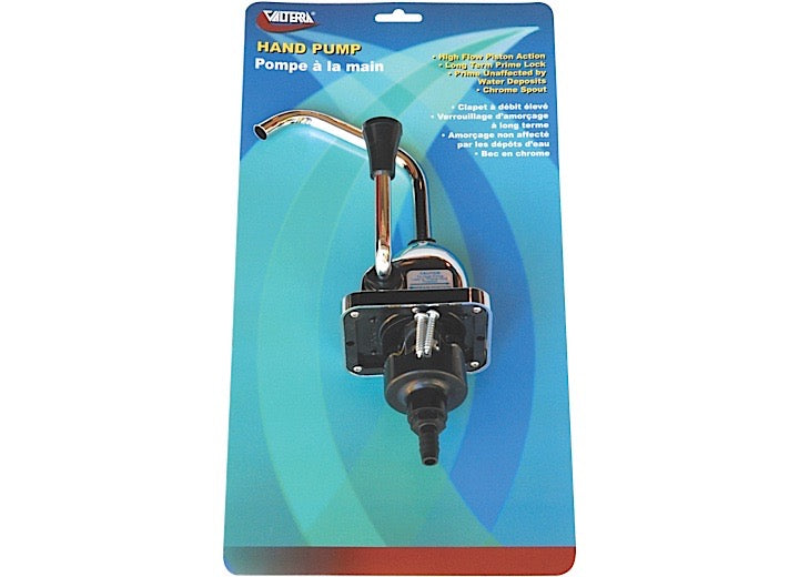 Valterra Products LLC ROCKET HAND PUMP, CHROME, CARDED