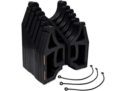 Valterra Products LLC Valterra Slunky RV Sewer Hose Support – 10’ Low, Black