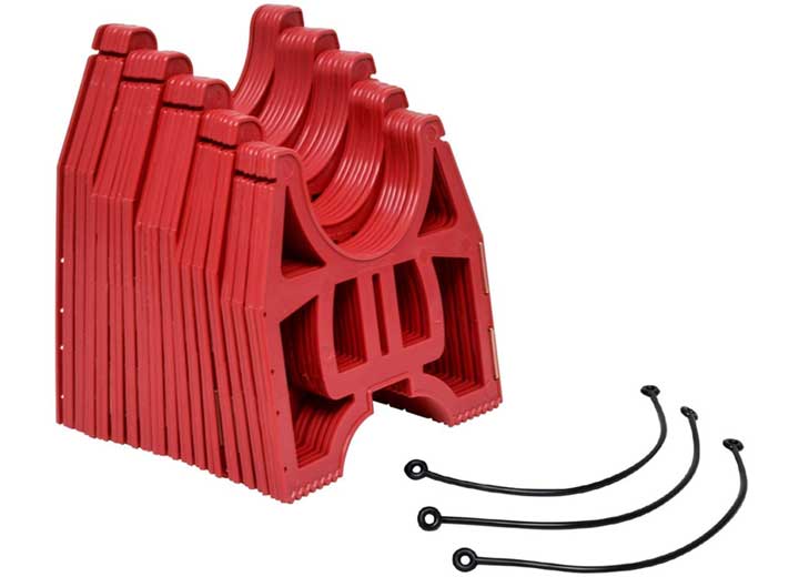 Valterra Products LLC Valterra Slunky RV Sewer Hose Support – 10’ Low, Red