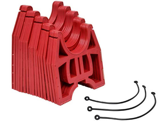 Valterra Products LLC Valterra Slunky RV Sewer Hose Support – 10’ Low, Red