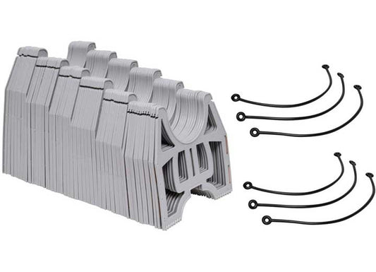 Valterra Products LLC Valterra Slunky RV Sewer Hose Support – 25’, Gray
