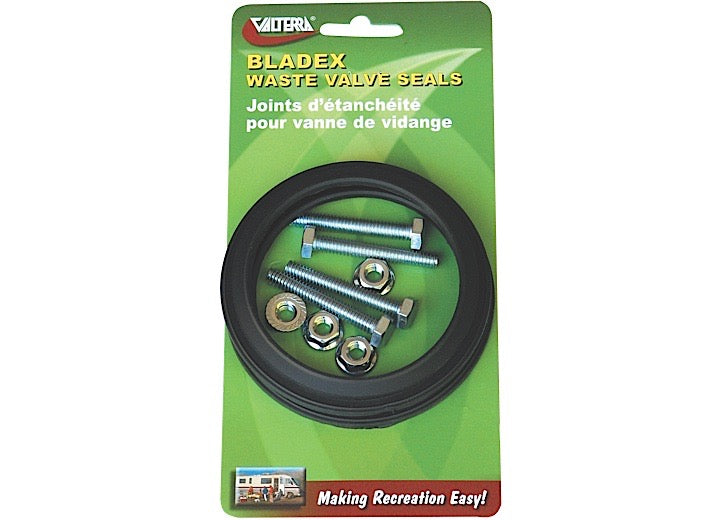 Valterra Products LLC BLADEX VALVE SEALS, 3IN WITH HARDWARE, 2 PER CARD