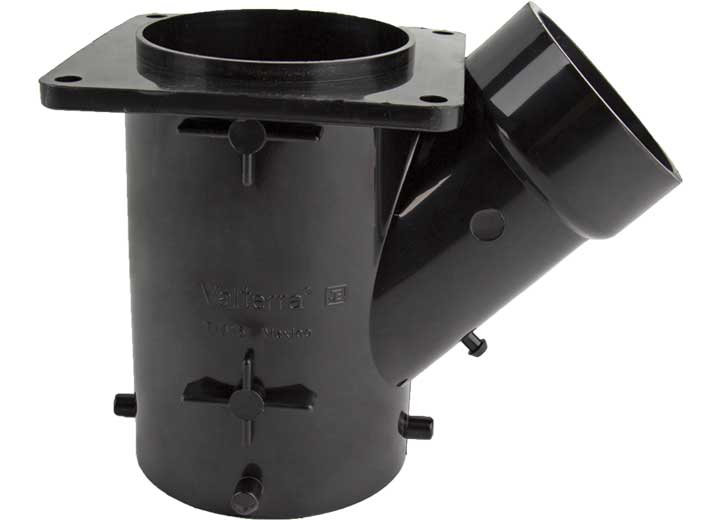 Valterra Products LLC 3IN WYE REDUCING, 3IN BAYONET X 3IN STATIONERY FLANGE X 2IN HUB