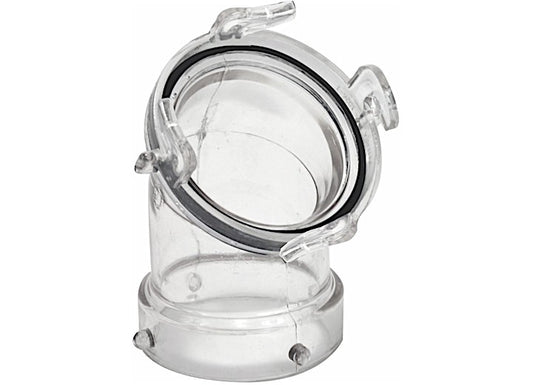 Valterra Products LLC CLEARVIEW ADAPTER, 45 DEGREES WITH 3IN BAY LUGS