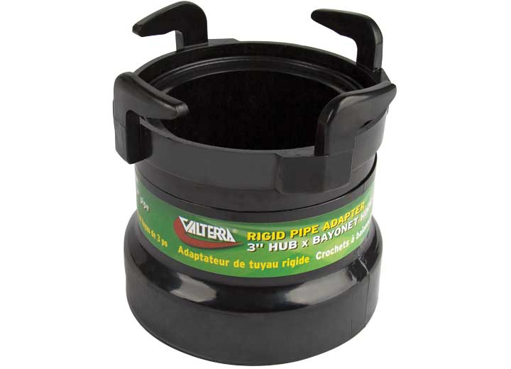 Valterra Products LLC ROTATING RIGID PIPE ADAPTER, 3IN HUB X BAYONET HOOKS