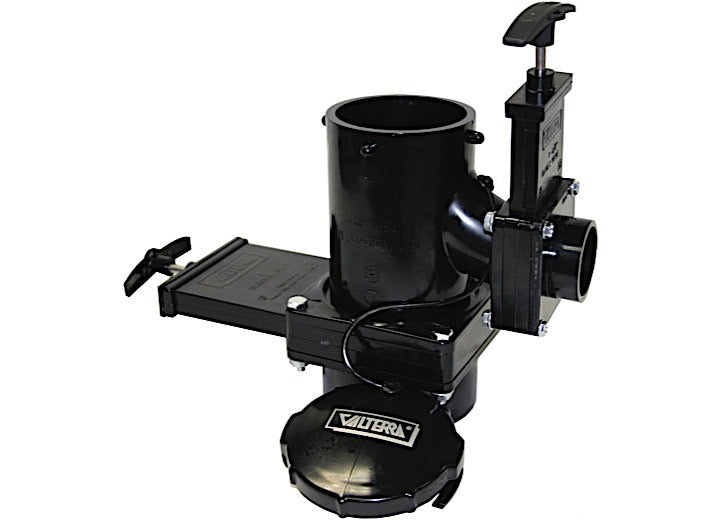 Valterra Products LLC SAN TEE DOUBLE ROTATING VALVE, 3IN HUB X 1-1/2IN SPIGOT X 3IN BAYONET CAP
