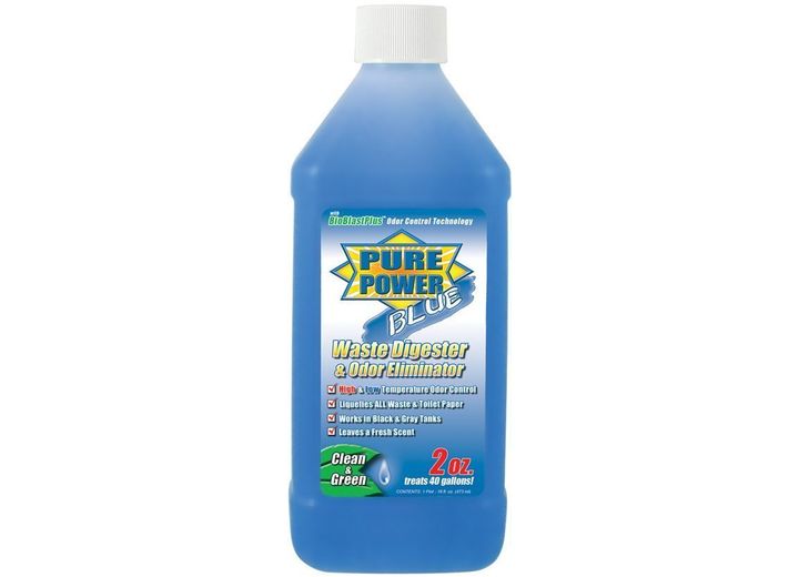 Valterra Products LLC Valterra Pure Power Blue Waste Digester & Odor Eliminator Holding Tank Treatment – 16 oz. Bottle