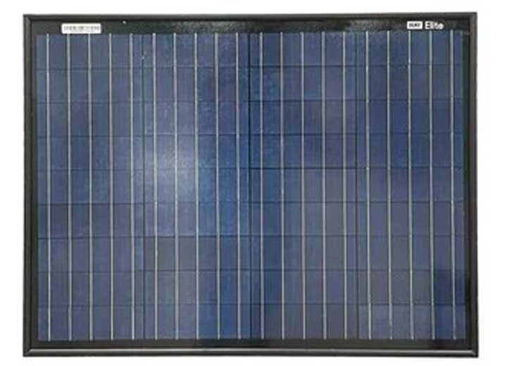 Way Interglobal 50W GLASS FRAMED PANEL W/MC4, ROOF PORT AND HARDWARE, 30AMP PWM, 7MMC-0050-K