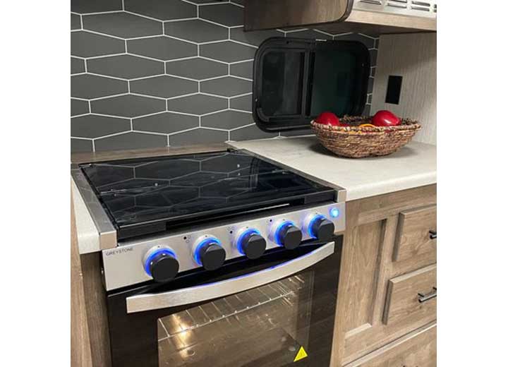 Way Interglobal GREYSTONE 21IN RV GAS RANGE, STAINLESS