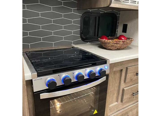 Way Interglobal GREYSTONE 21IN RV GAS RANGE, STAINLESS