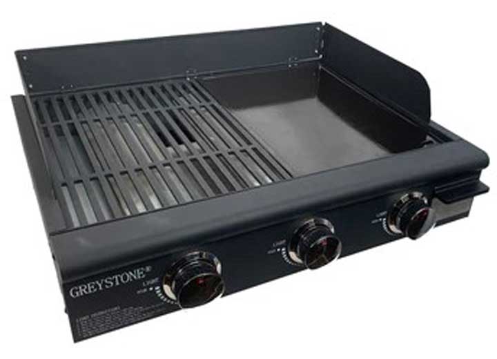 Way Interglobal 2022 GREYSTONE 25IN SIDE BY SIDE GRIDDLE AND GRILL COMBO