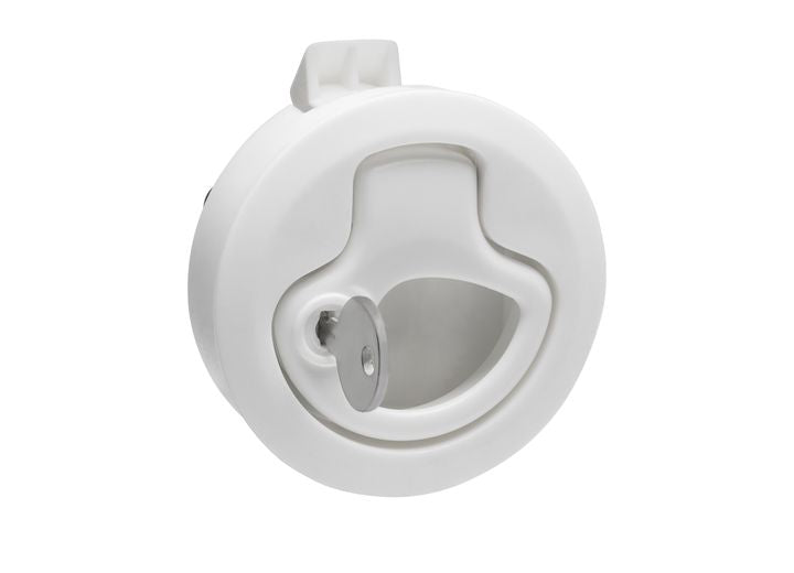 Whitecap WHITE NYLON LOCKING SLAM LATCH (PKGD)