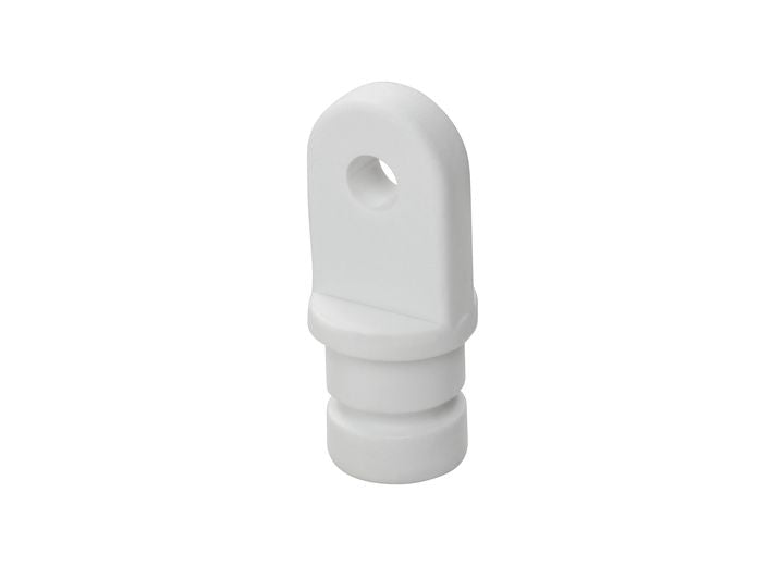 Whitecap PKGD 3/4IN INSIDE EYE END (PR) WHT