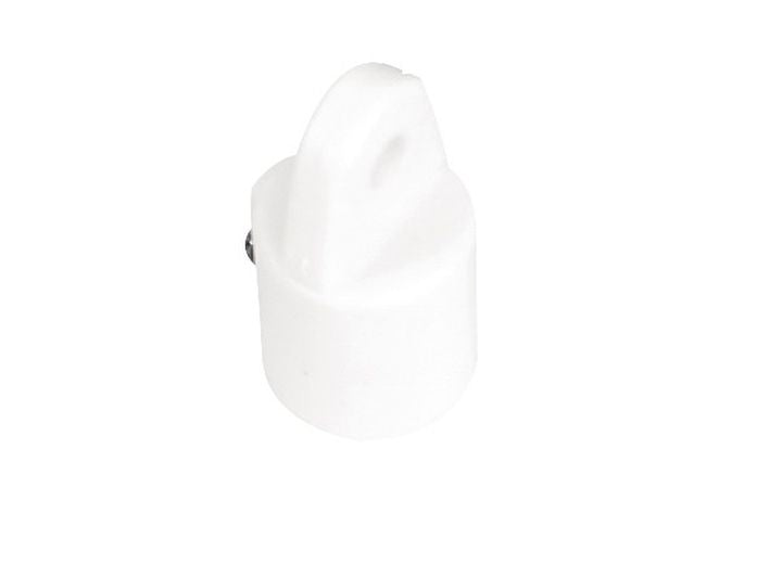 Whitecap PKGD 7/8IN OUTSIDE EYE END (PR) WHT