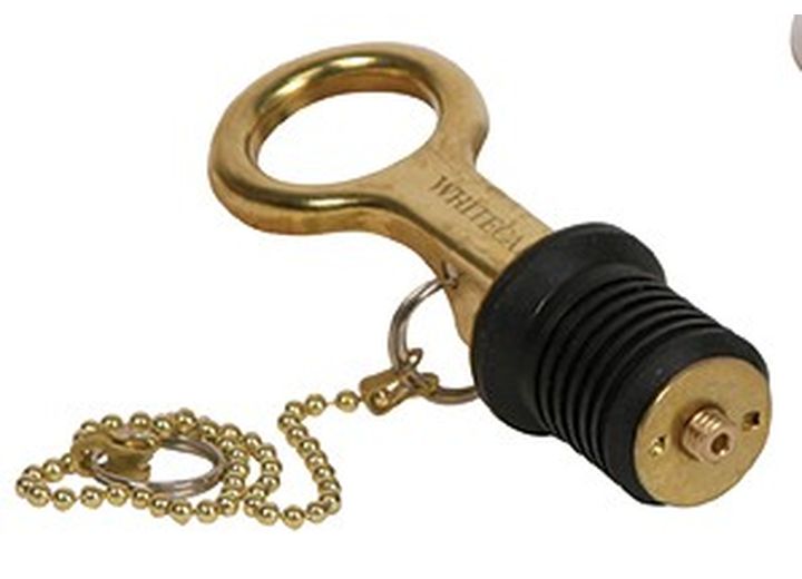 Whitecap PKGD 1IN ALUMINUM BAILER PLUG - SCREW