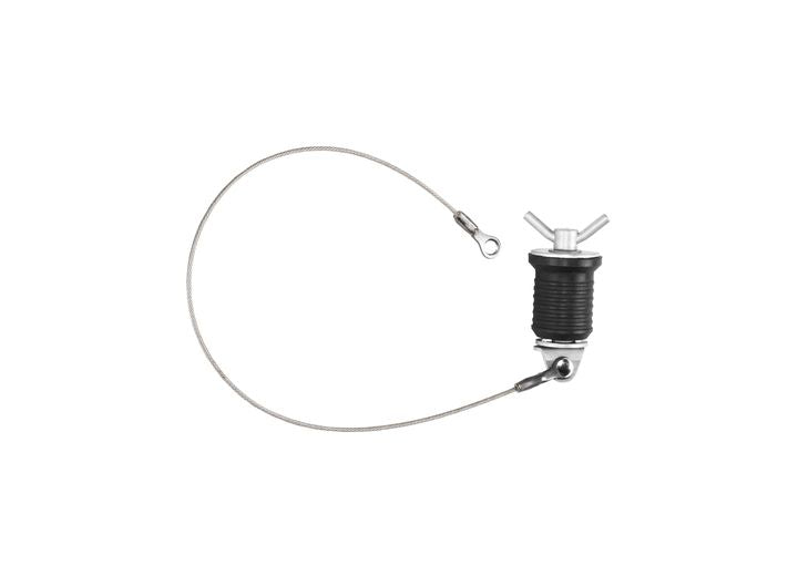 Whitecap PKGD 1IN ALUM TEE HANDLES BAILER PLUG W/SS CABLE