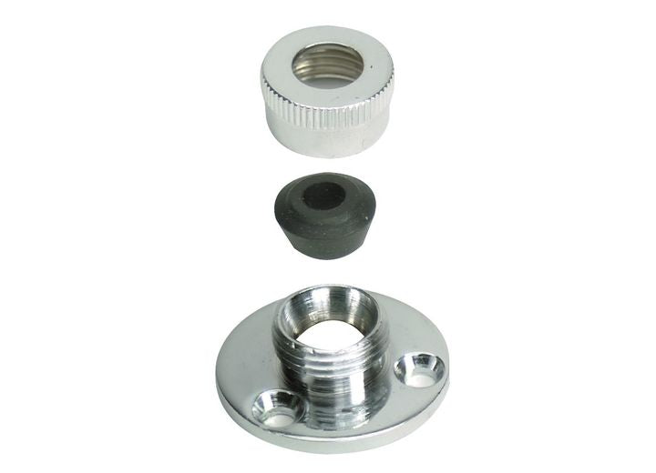 Whitecap PKGD CP BRASS CABLE OUTLET-5/16IN