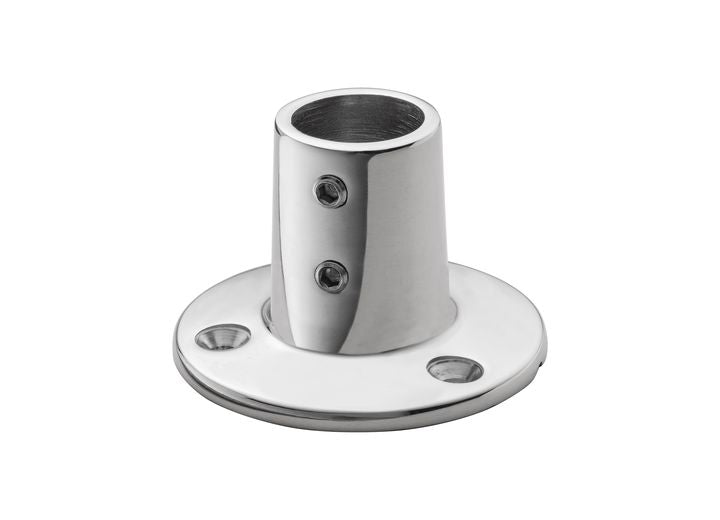 Whitecap PKGD CP ZAMAC 7/8IN - 90O ROUND BASE