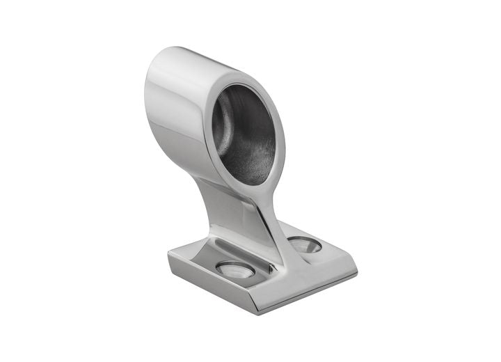 Whitecap PKGD CP ZAMAC 60O FWD HANDRAIL STANCHION