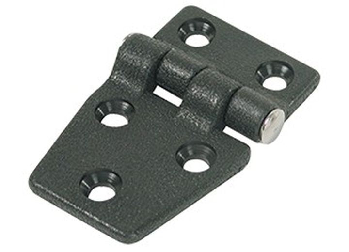 Whitecap PKGD BLACK NYLON SHORTSIDED DOOR HINGE 2 1/4INX1 3/8IN
