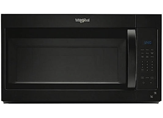 Whirlpool Corporation WHIRLPOOL 1.7 CU. FT. MICROWAVE HOOD COMBINATION-BLACK