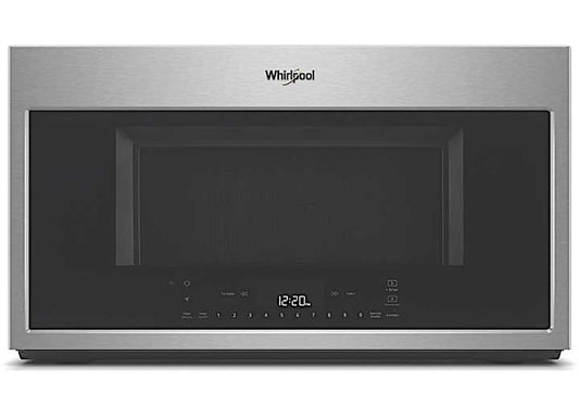 Whirlpool Corporation MICROWAVE HOOD 1.9 CU FT, 1100/1600WATTS, TRUE CONVECTION, STEAM, BOTTOM CONTROL, 1 PIECE FRONT